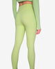 leggings running con tasca e sostegno elevato imprun essenza colore verde primavera immagine posteriore