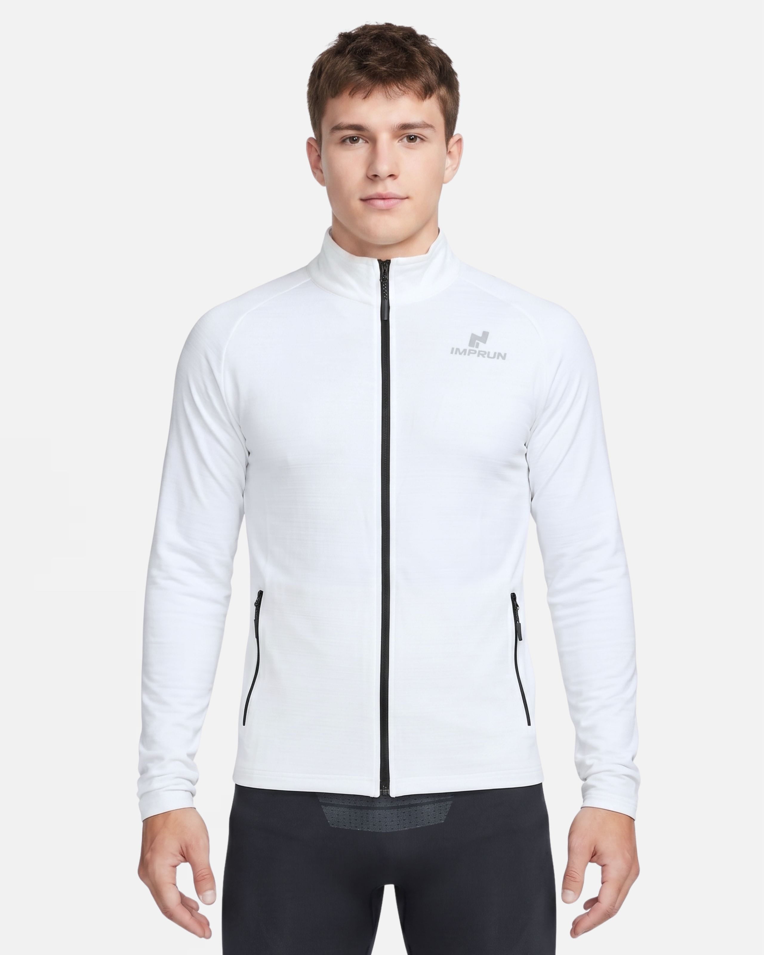 Felpa da running con zip Imprun IsoWarm