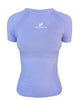 maglia termica donna maniche corte imprun runsleek lilla