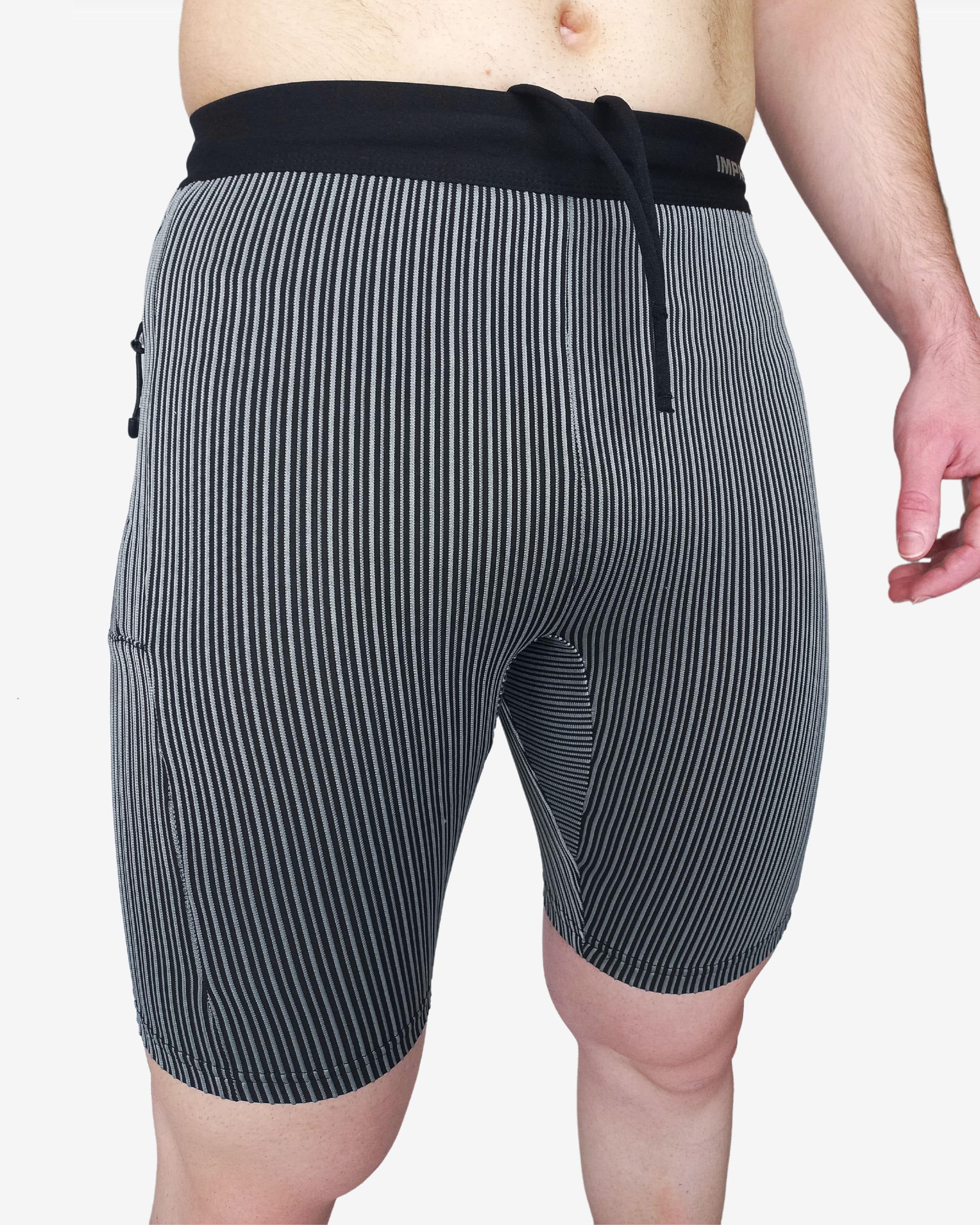 pantaloncini da running aderenti imprun airflow da uomo